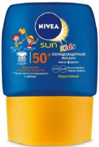Nivea Kids солнцезащитный лосьон Водостойкий SPF50+ 50мл