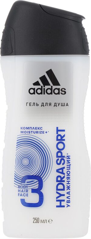 ADIDAS Men Гель для душа Body-Hair-Face Hydra Sport 250мл