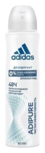Adidas дезодорант спрей Adipure бережный уход 150мл
