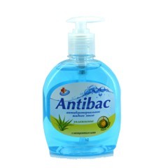 Antibac Жидкое мыло Антибактериальное с Экстрактом Алоэ 330мл