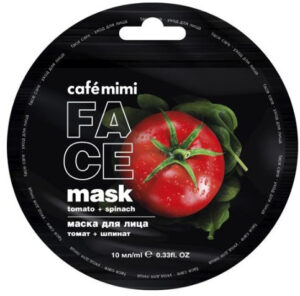 Cafe Mimi маска для лица семена Томат и Шпинат 10мл