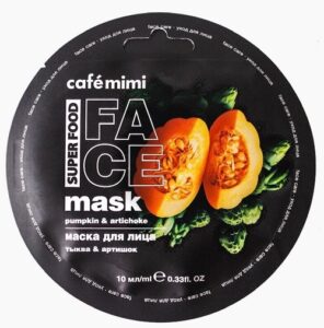 Cafe Mimi маска для лица семена Тыква и Артишок 10мл