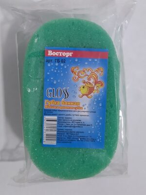 Gloss губка для тела Восторг 1шт