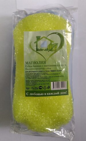 Gloss Губка банная Магнолия 1шт