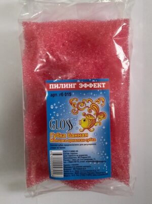 Gloss Губка банная Пилинг Эффект 1шт