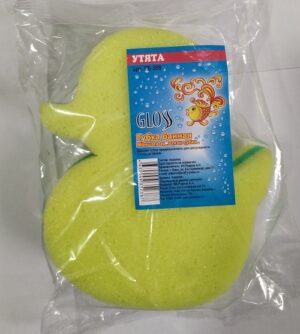 Gloss Губка банная Утёнок 1шт