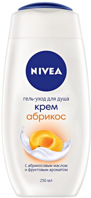 Nivea Гель-уход для душа Крем и Абрикос 250мл
