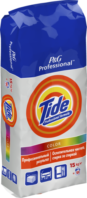 TIDE Порошок стиральный авт Color 15кг