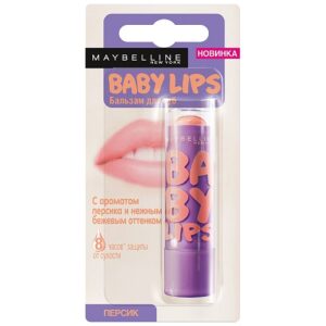 Maybelline Baby Lips бальзам для губ с ароматом Персика 24мл