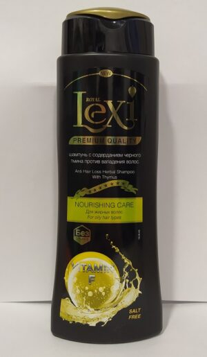 Royal Lexi шампунь безсульфатный для Жирных волос с чёрным Тмином 600мл