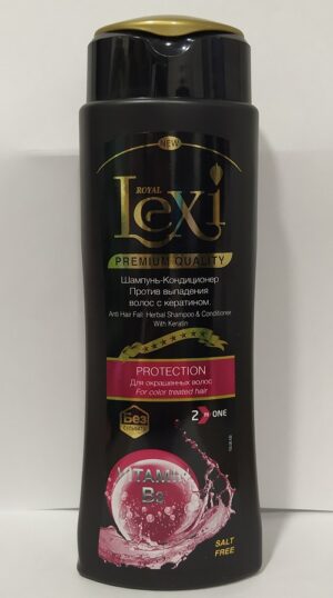 Royal Lexi шампунь-кондиционер безсульфатный для окрашенных волос с Кератином 600мл