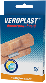 Veroplast пластырь Бактерицидный Натуральный 20шт