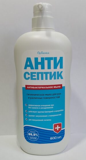 Аромика Антисептик мыло Антибактериальное 800мл