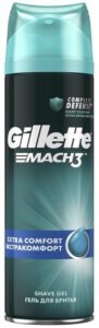 Gillette Mach3 Гель для бритья Экстракомфорт 200мл