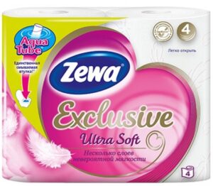 Zewa Туалетная бумага Ultra Soft 4-сл. 4шт