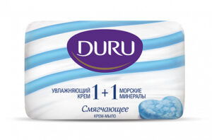 Туалетное мыло DURU Увлажняющий крем и моркие минералы 80гр