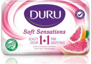 Туалетное мыло DURU Увлажняющий крем и розовый грейпфрут 80гр