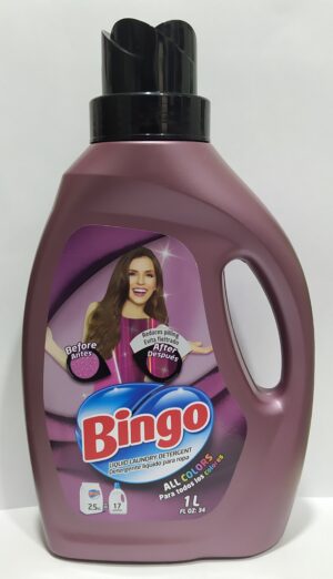 BINGO жидкий порошок для стирки All Colors 1200мл