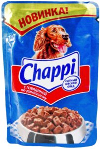 Chappi собачий корм с Говядиной по домашнему в соусе 85гр