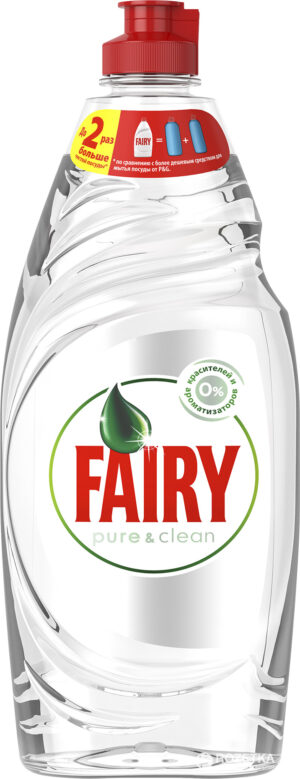 FAIRY Средство для мытья посуды Pure&Clean 650мл