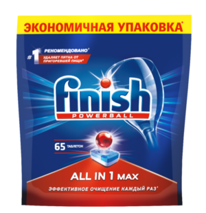 Finish Таблетки для Посудомоечных Машин 65шт