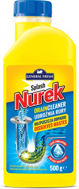 General Fresh средство для прочистки труб Splash Nurek 500гр