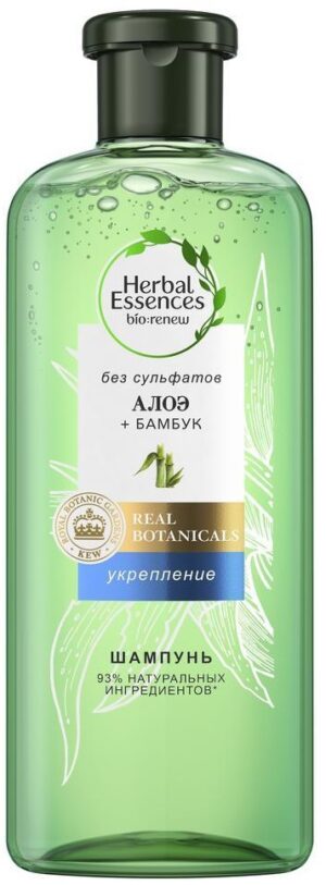 Herbal Essences шампунь Безсульфатный Укрепление Алоэ 350мл