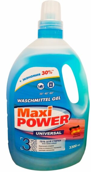 Maxi Power Гель для стирки белья Universal 3300мл