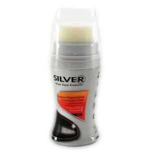 Silver мини крем-краска для обуви Чёрная 30мл