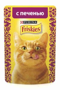 Friskies кошачий корм с Печенью в подливе 75гр