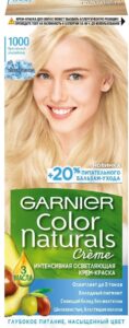 Garnier Color Naturals Краска для волос №1000 Кристальный Ультраблонд 110мл