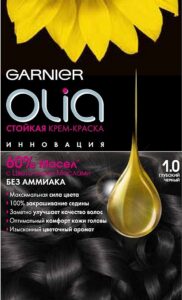 Garnier Olia Краска для волос №1.0 Глубокий чёрный 110мл
