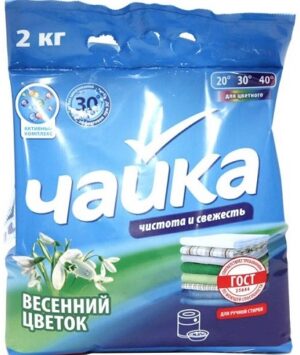 Чайка порошок стиральный Руч. Весенний цветок 1.5кг