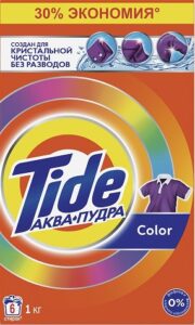 TIDE Порошок стиральный авт Color 1кг