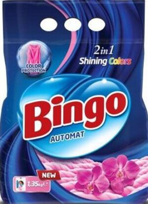 BINGO Порошок стиральный Автомат ALL COLORS 1.35кг