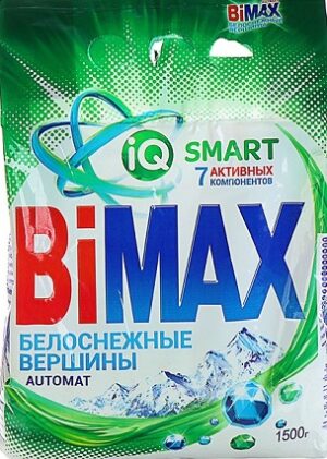 BiMax порошок стиральный Авт Белоснежные вершины 1.5кг