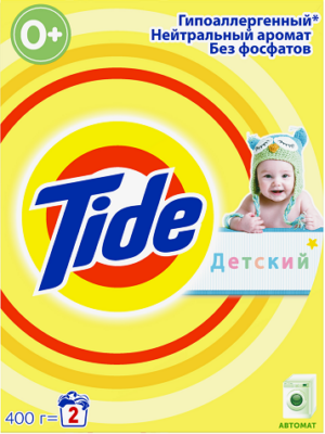TIDE Порошок стиральный авт Детский 400гр