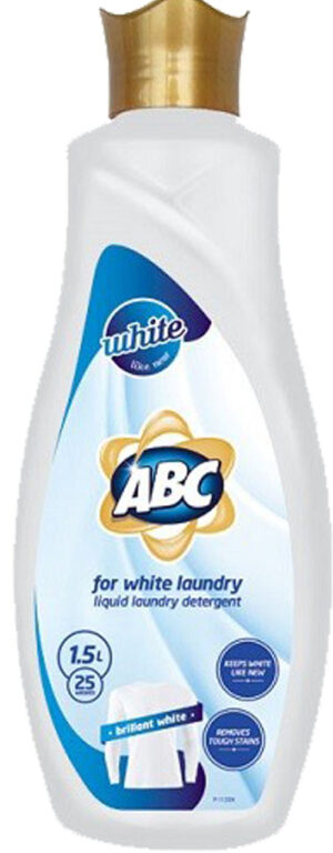 ABC Жидкий порошок для стирки авт White 1500мл