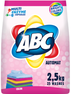 ABC Порошок для стирки авт Color 2.5кг
