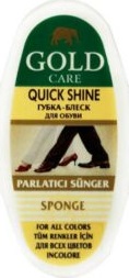Gold Care губка-блеск для обуви Quick Shine Mini 1шт
