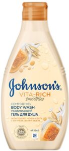 Johnson’s Vita-Rich гель для душа Ухаживающий с Йогуртом Овсом и Мёдом 250мл