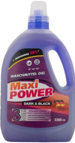 Maxi Power Гель для стирки белья Dark & Black 3300мл