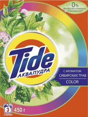 TIDE Порошок стиральный авт Сибирские травы 450гр