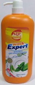 WashExpert средство для мытья посуды Алоэ и Мята 1100мл