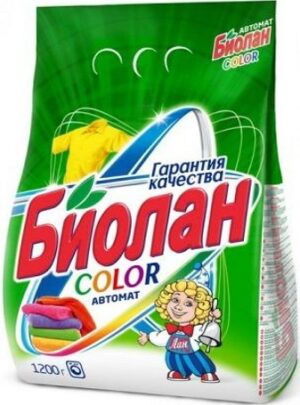 Биолан порошок стиральный Авт Color СМС 1,2кг