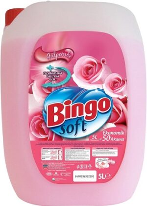 BINGO SOFT Кондиционер для белья Pink Rose 5000мл