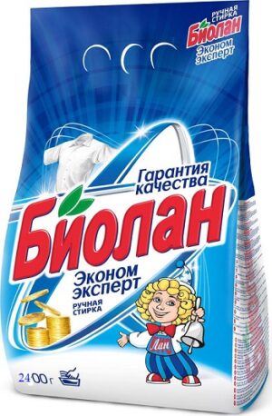 Биолан порошок стиральный Руч Эконом эксперт 2,4кг