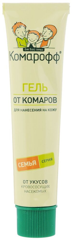 Комарофф Гель от комаров для всей семьи 45мл