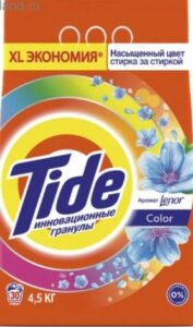 TIDE Порошок стиральный авт Color Touch of Lenor 4.5кг