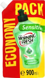 Morning Fresh Средство для мытья посуды Sensitive+ Aloe vera Дойпак 900мл